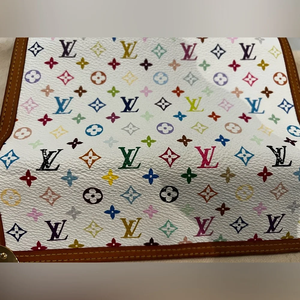 Louis Vuitton x Murakami Multicolour Monogram Porte Tresor Wallet/ WOC - Picture 11 of 12